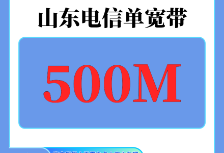 山东电信1440元包3年单宽带500M【不含调试费】-百团号卡