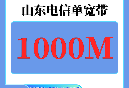 山东电信2160元包3年单宽带1000M【不含调试费】-百团号卡